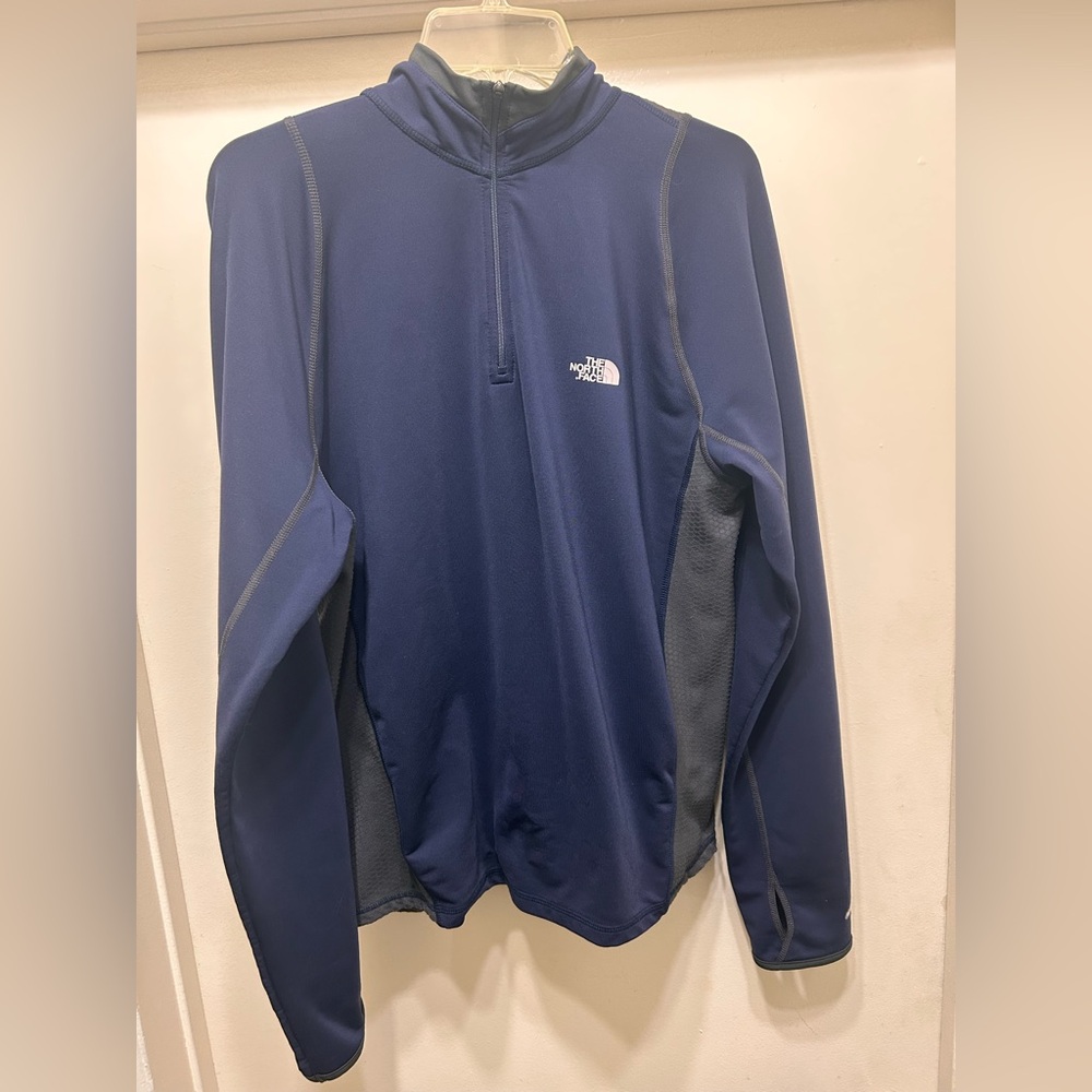 The North Face Flight Series VaporWick Shirt Running Mens Large Blue Gray VTG